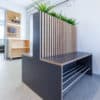 Panelbænk m. planter - Image 4